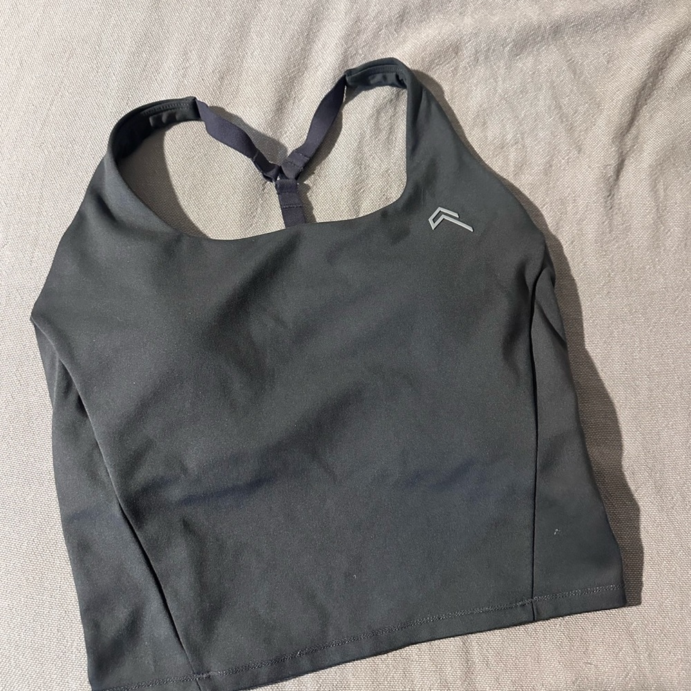Oner Active Timeless Mid Vest Charcoal Tank Top